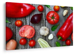 Tablou cu legume (90x60 cm)