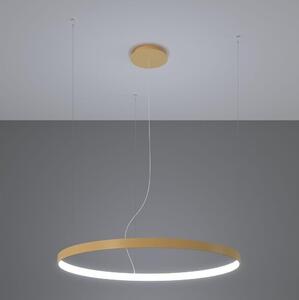 Lustră LED pe cablu RIO LED /50W/230V CRI95 4000K d. 78 cm auriu Thoro TH.181