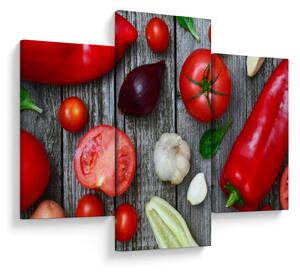 Tablou cu legume (90x60 cm)