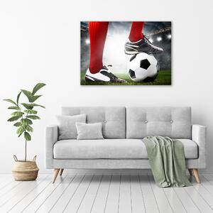 Tablou canvas picioare fotbalist