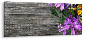 Tablou - flori de câmp (120x50 cm)