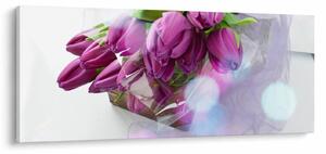 Tablou - buchet de lalele (120x50 cm)