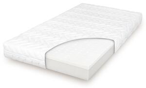 Saltea patut bebe din latex si burete cu husa detasabila 120x60x10 cm Kidizi