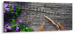 Tablou - flori de câmp (120x50 cm)