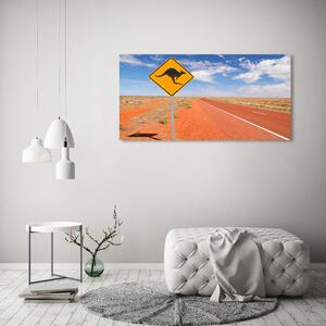 Tablou Printat Pe Sticlă Drumul în Australia