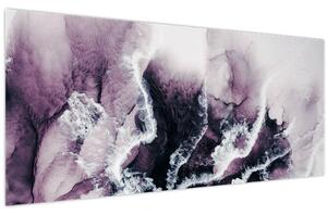 Tablou - Marmură violet N⁰2 (120x50 cm)