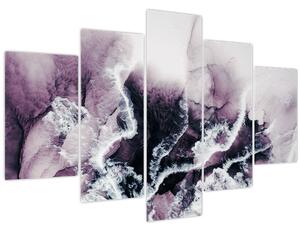 Tablou - Marmură violet N⁰2 (150x105 cm)