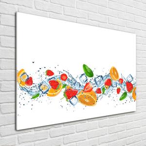 Imagine de sticlă gheață de fructe