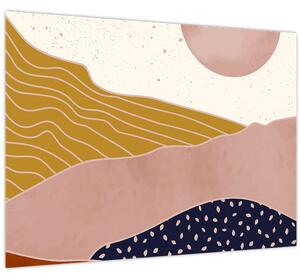 Tablou - Muntele de design Spacefrog N⁰3 (70x50 cm)