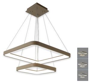 Brilagi - Lustră LED dimabilă pe cablu FALCON SLIM LED/78W/230V bej + telecomandă