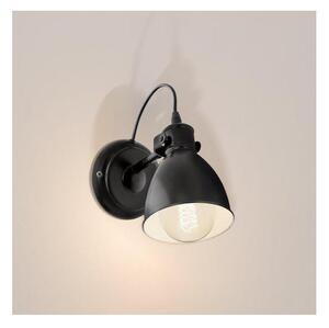 Eglo 55261 - Lampă de perete PRIDDY 1xE27/40W/230V neagră