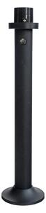Brilagi - Stâlp pentru lampă de exterior cu senzor HARBOR 1xE27/40W/230V 90 cm IP33 negru