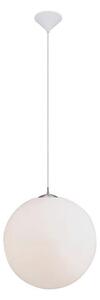 Eglo 22873 - Lustră suspendată pe cablu RONDO 1xE27/60W/230V albă