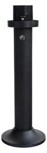 Brilagi - Stâlp de iluminat pentru exterior cu senzor HARBOR 1xE27/40W/230V 50 cm IP33 negru