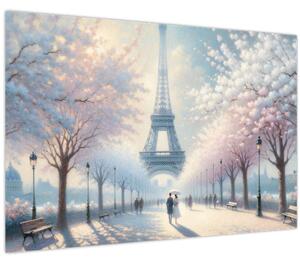 Tablou - Pictură din Paris (90x60 cm)