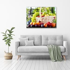 Imprimare tablou canvas cos de fructe