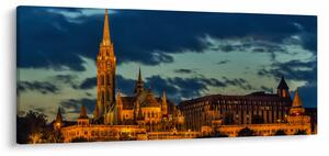 Tablou cu construcție iluminată (120x50 cm)