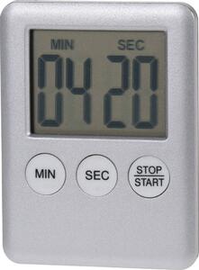 TIMER DE BUCATARIE 70X55X10 MM., ARGINTIU