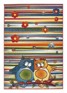 Covor Multicolor cu Bufnite Pentru Copii 11182-140 Selectează mărime: 160 X 230