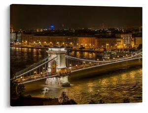 Tablou orașului nocturn (70x50 cm)