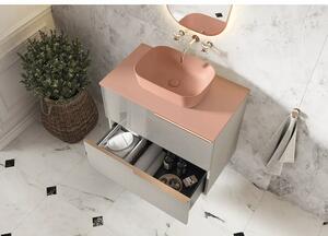 Lavoar pe blat Jungborn NONUS/DECEM 45,5x32,5 cm Terra Pink mat