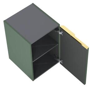 Dulap bază lavoar baie suspendat Jungborn NONUS 40 cm PAL verde mat 1 ușă