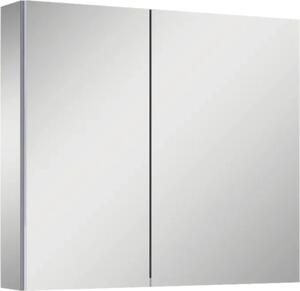 Dulap baie cu oglindă Jungborn 70,6x61,8 cm PAL gri 2 uşi