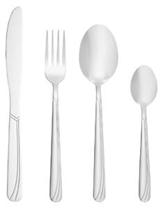 Set tacamuri inox, 24 piese, 6 persoane, Otto