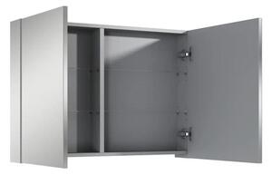 Dulap baie cu oglindă Jungborn 90,6x61,8 cm PAL gri 2 uşi