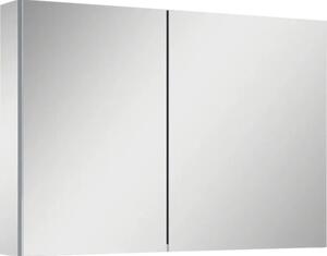 Dulap baie cu oglindă Jungborn 90,6x61,8 cm PAL gri 2 uşi