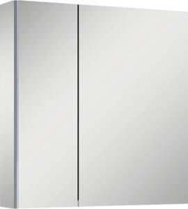 Dulap baie cu oglindă Jungborn 60,6x61,8 cm PAL gri 2 uşi