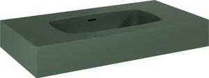 Lavoar suspendat Jungborn DECEM 80,6x46 cm verde mat