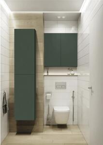 Dulap baie înalt suspendat 40x180x12,6 cm PAL verde mat Jungborn