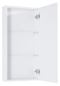 Dulap baie suspendat 40x80 cm PAL alb mat Jungborn 2 polițe de sticlă