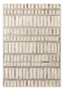 Covor crem țesut manual din lână 120x180 cm Boho 1.0 Linara – Vikosa