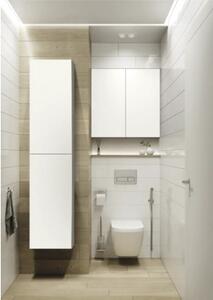 Dulap baie înalt suspendat 40x180x12,6 cm PAL alb mat Jungborn