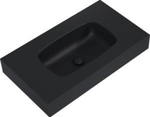 Lavoar suspendat Jungborn DECEM 80,6x46 cm negru mat