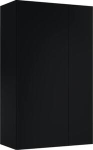 Dulap baie suspendat 59,6x100 cm PAL negru mat Jungborn 3 polițe