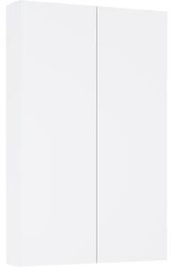 Dulap baie suspendat 50x80 cm PAL alb mat Jungborn 2 polițe de sticlă