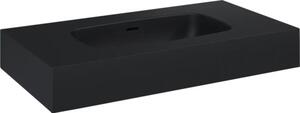 Lavoar suspendat Jungborn DECEM 80,6x46 cm negru mat