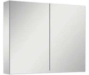 Dulap baie cu oglindă Jungborn 80,6x63,8 cm PAL gri 2 uşi