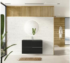 Lavoar încastrat în blat Jungborn 101x46 cm negru mat