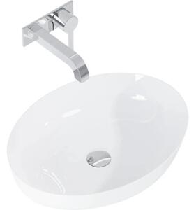 Lavoar pe blat Jungborn FOUR 52x39,5 cm alb lucios