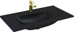Lavoar încastrat în blat Jungborn 81,5x46 cm negru mat
