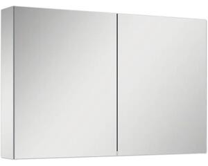 Dulap baie cu oglindă Jungborn 100,6x63,8 cm PAL gri 2 uşi