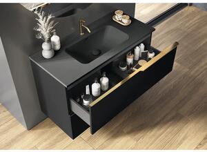 Lavoar încastrat în blat Jungborn 101x46 cm antracit mat