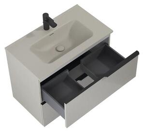 Lavoar încastrat în blat Jungborn 81,5x46 cm fume mat
