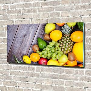 Imagine de sticlă Fructe pe lemn