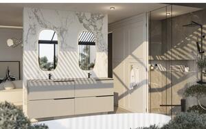 Oglindă baie cu LED Jungborn DIAMOND 45x90 cm auriu