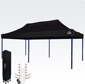 Cort petrecere 3x6m - fara 3 pereti - Negru